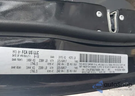 2016 Jeep Patriot Latitude из США, поврежденный, VIN 1C4NJRFB8GD788884